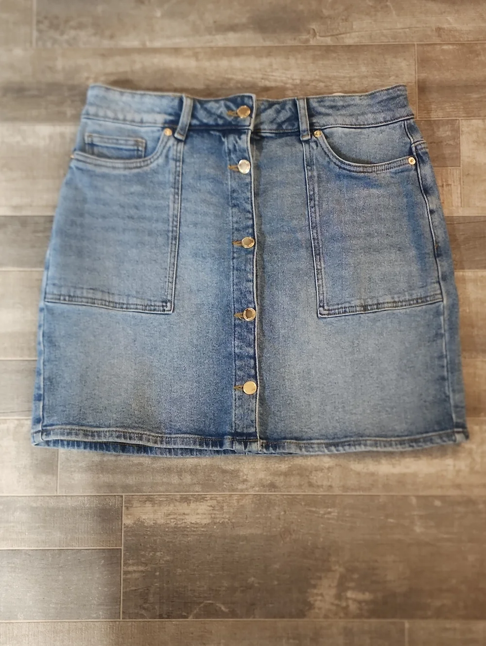Michael Kors Brand Denim Skirt